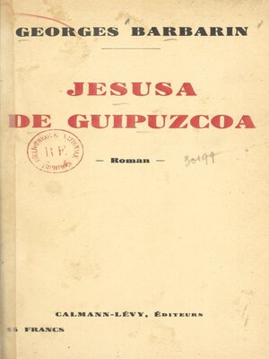 cover image of Jesusa de Guipuzcoa